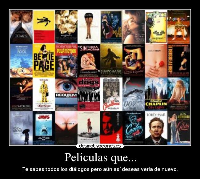 Películas que... -