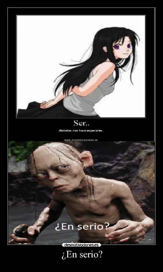 ¿En serio? -