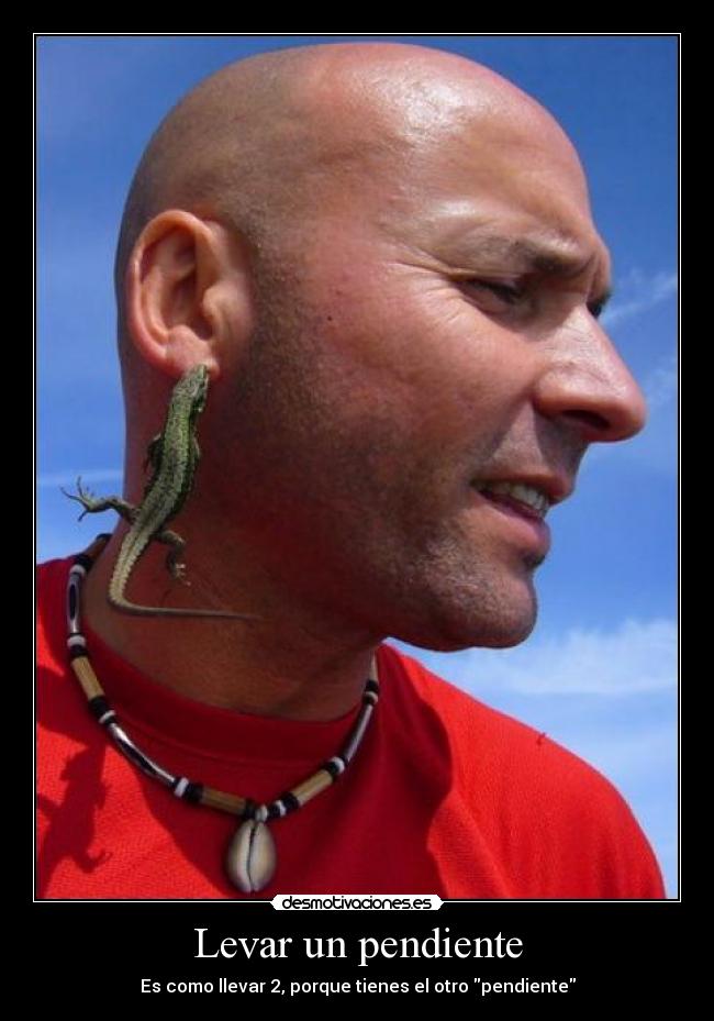 Levar un pendiente - 