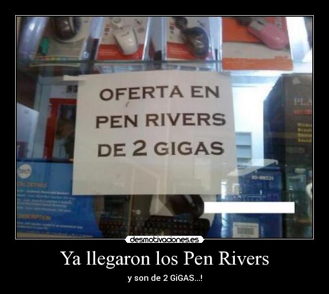 Ya llegaron los Pen Rivers -