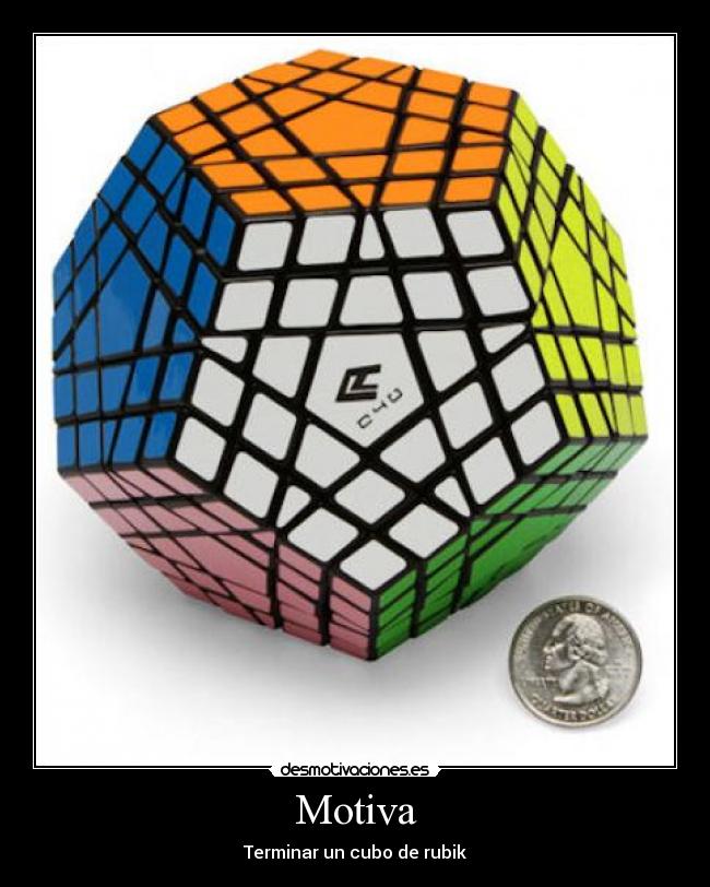 Motiva - Terminar un cubo de rubik