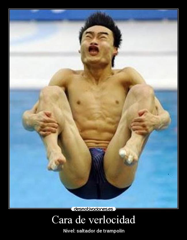 Cara de verlocidad - Nivel: saltador de trampolín