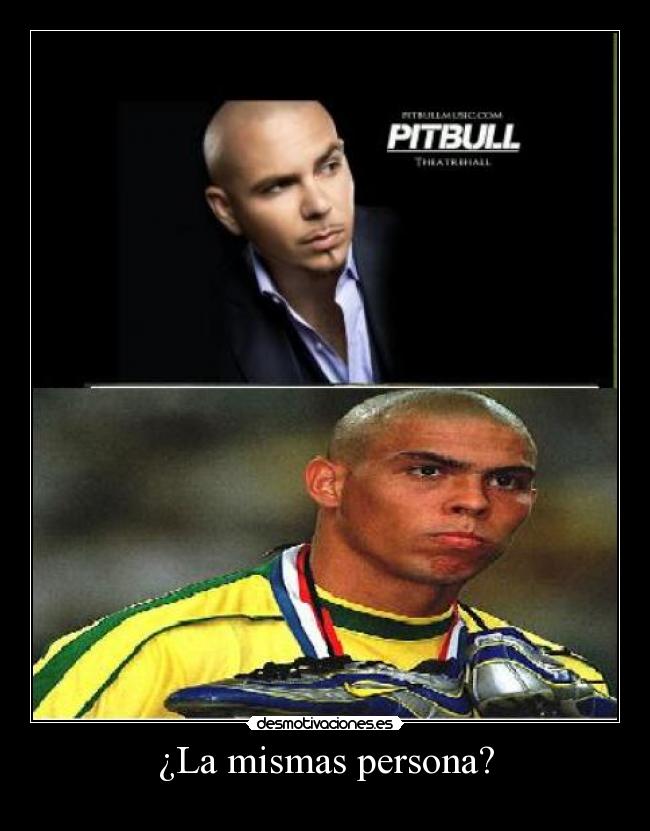 ¿La mismas persona? -