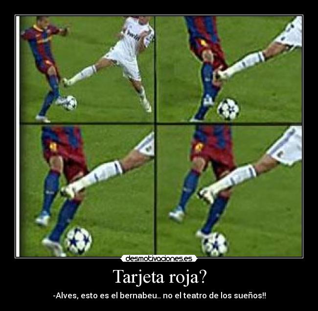 Tarjeta roja? -