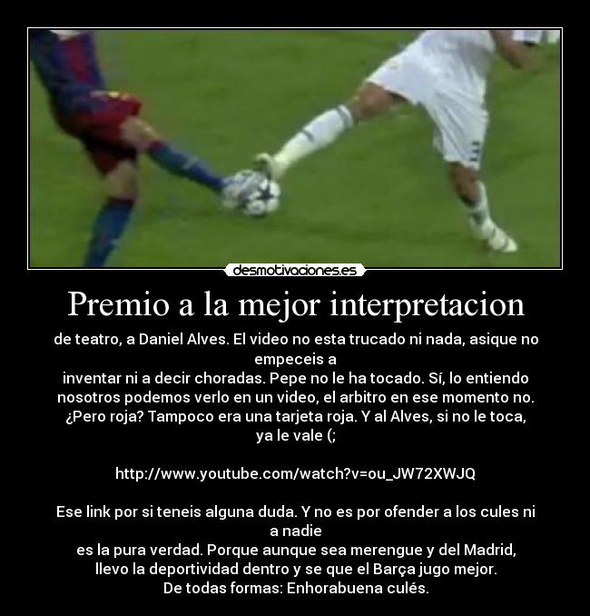 Premio a la mejor interpretacion -