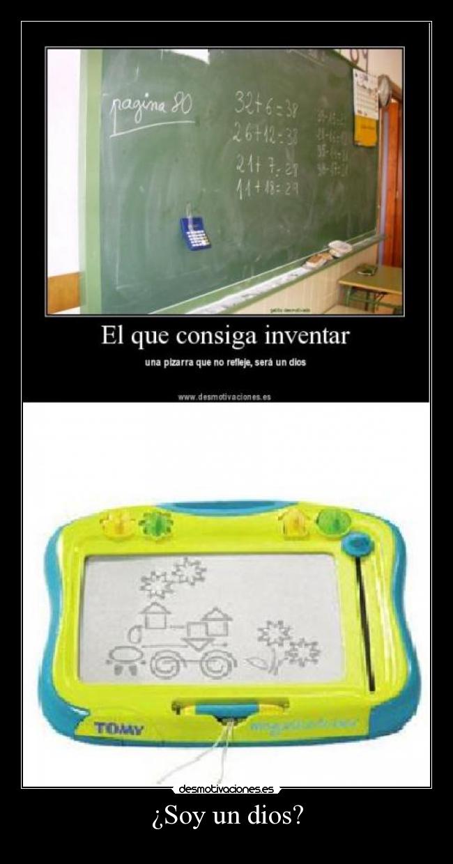 ¿Soy un dios? -