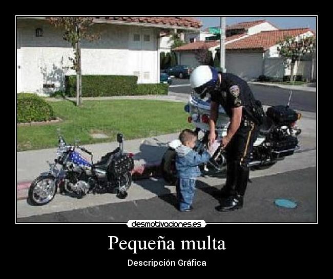 Pequeña multa - Descripción Gráfica