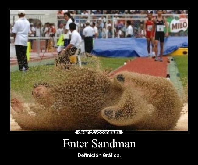 Enter Sandman - Definición Gráfica.