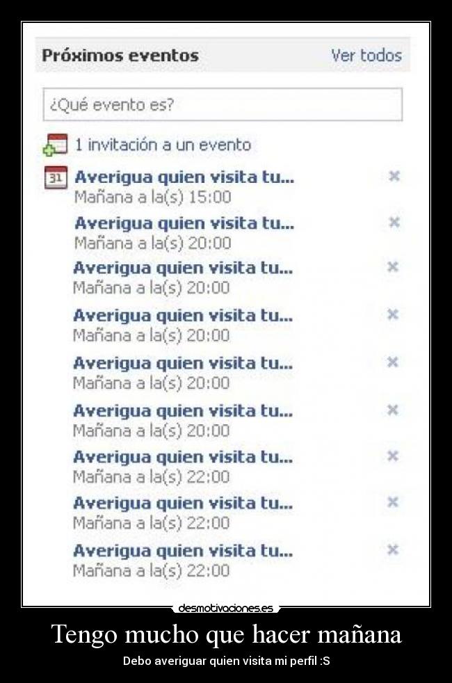 carteles visita perfil desmotivaciones