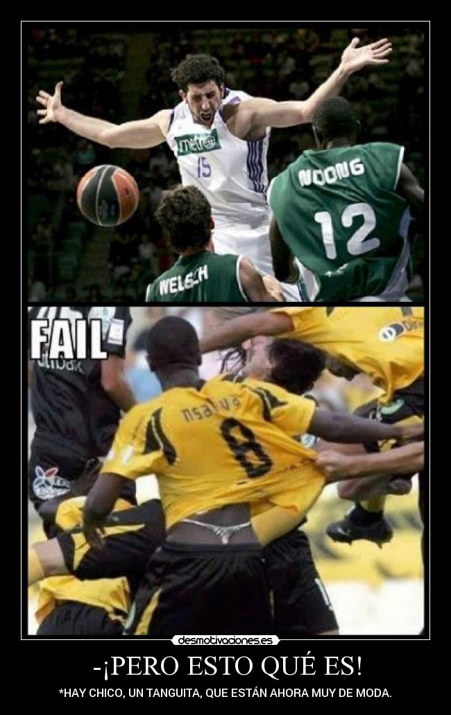 -¡PERO ESTO QUÉ ES! - *HAY CHICO, UN TANGUITA, QUE ESTÁN AHORA MUY DE MODA.