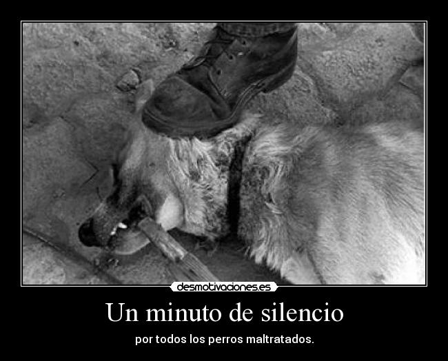 Un minuto de silencio -