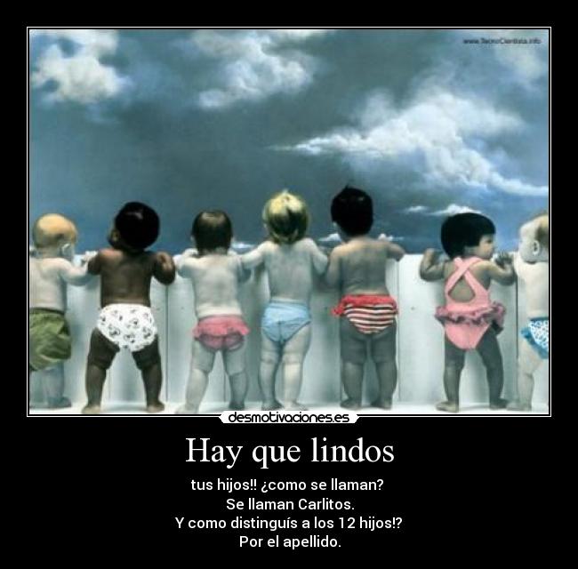 Hay que lindos - 