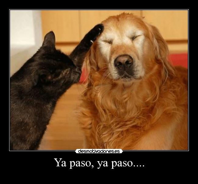Ya paso, ya paso.... -
