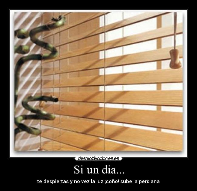 Si un dia... -