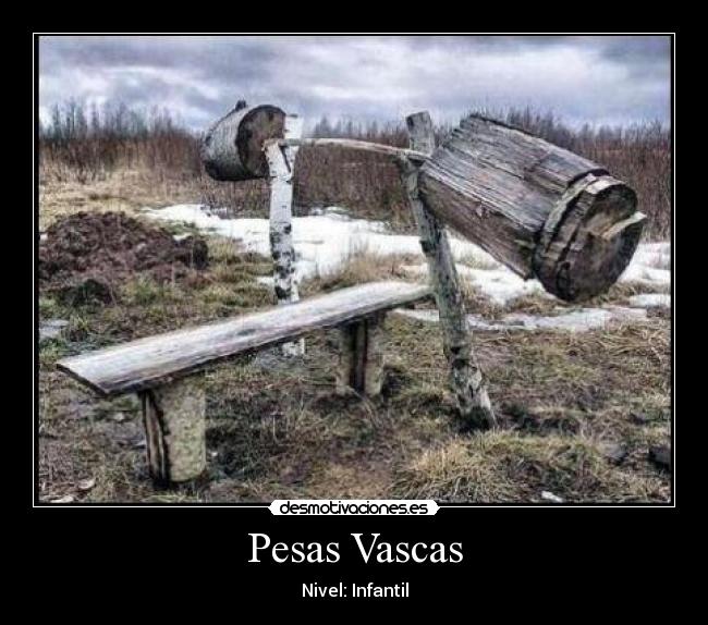 carteles vascos pesas infantil desmotivaciones