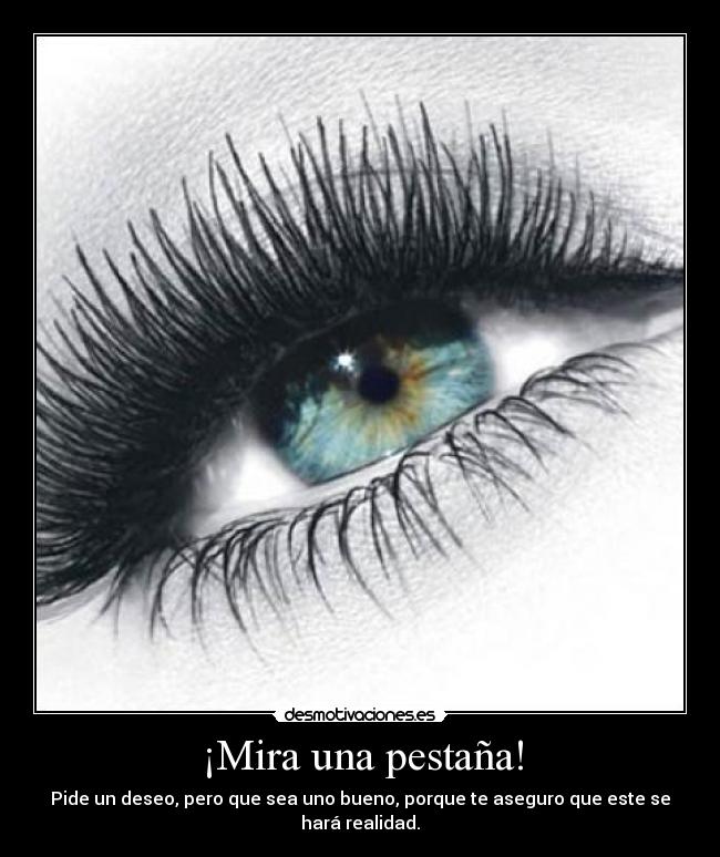 ¡Mira una pestaña! -