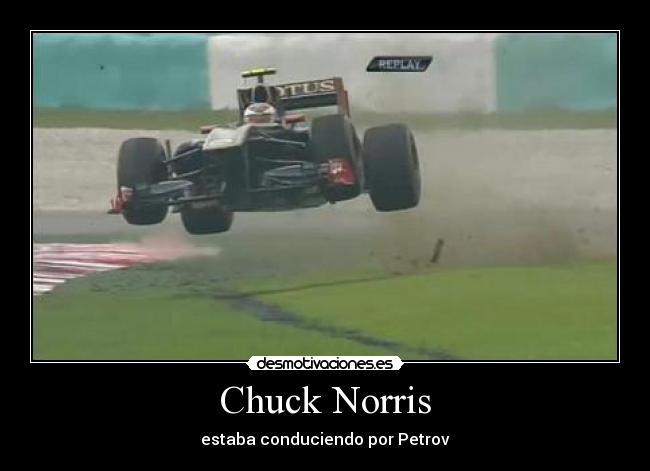 Chuck Norris - estaba conduciendo por Petrov
