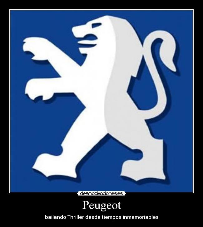 Peugeot - bailando Thriller desde tiempos inmemoriables