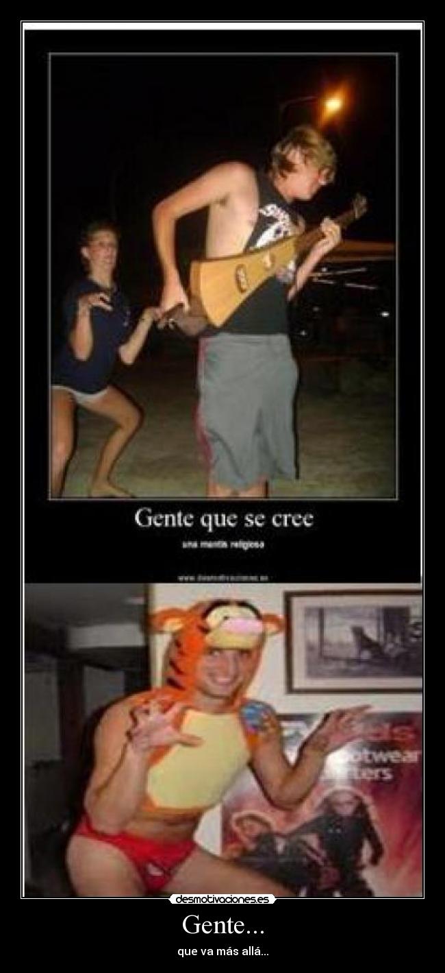 Gente... - que va más allá...