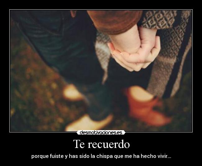 Te recuerdo -