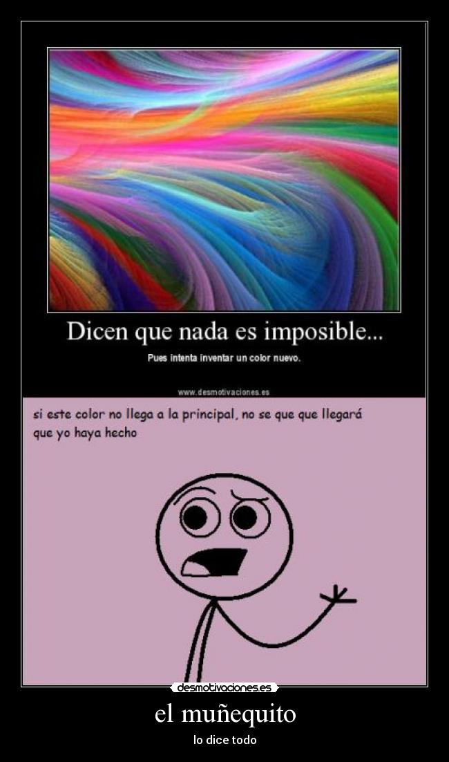 el muñequito - lo dice todo