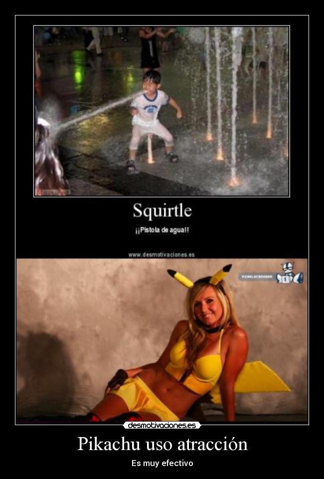 Pikachu uso atracción -