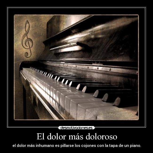 El dolor más doloroso - 