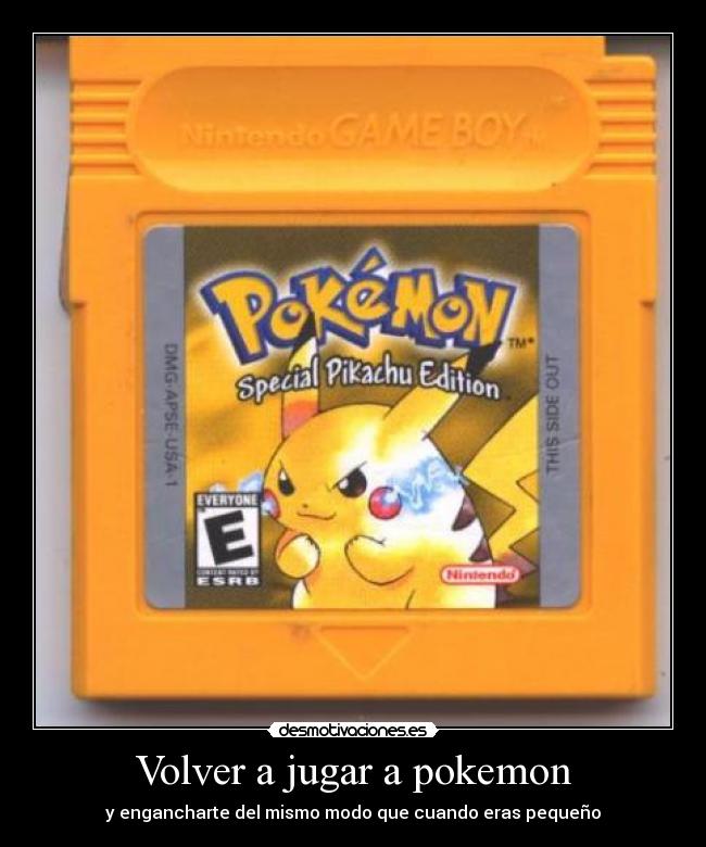 Volver a jugar a pokemon - y engancharte del mismo modo que cuando eras pequeño