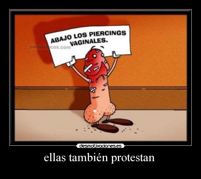ellas también protestan  - 