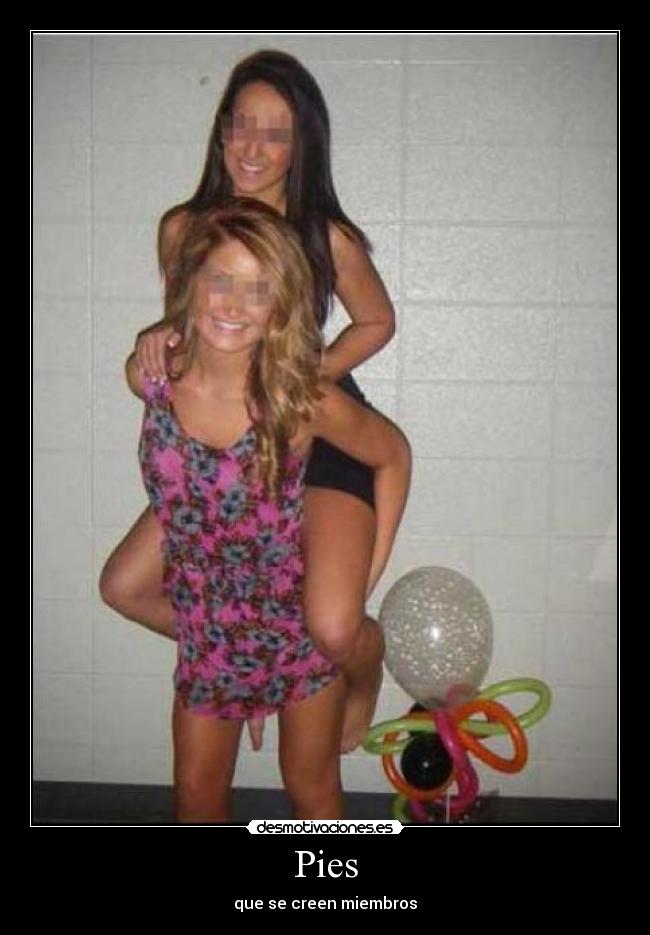 Pies - que se creen miembros