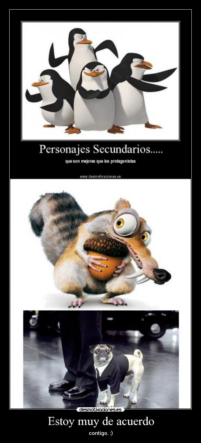 Estoy muy de acuerdo -