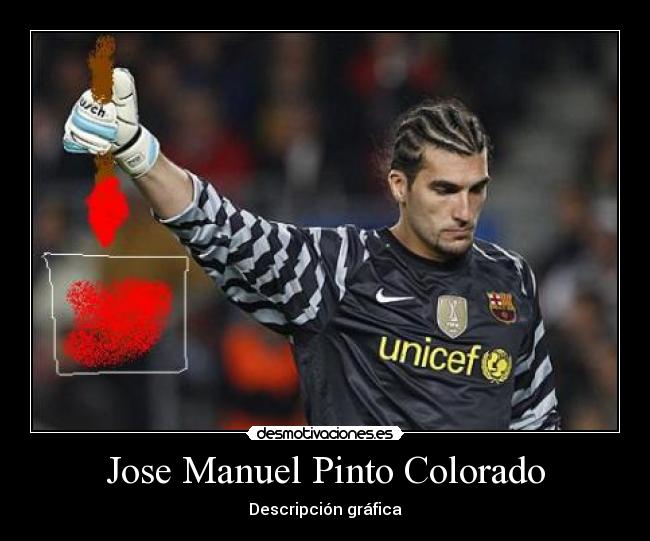 Jose Manuel Pinto Colorado - Descripción gráfica