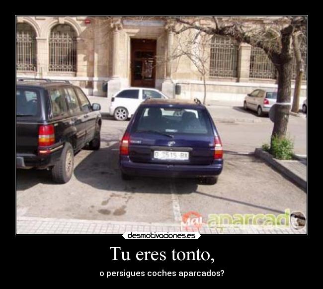 Tu eres tonto, - 