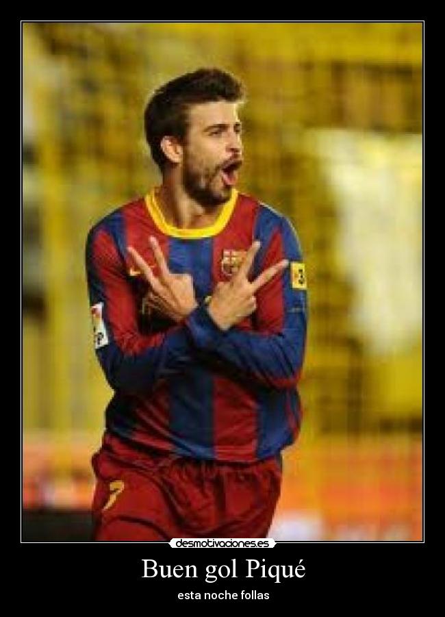 Buen gol Piqué - 