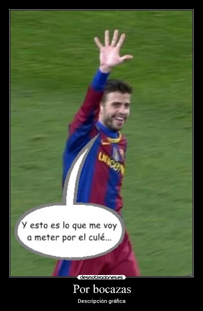 Por bocazas - Descripción gráfica