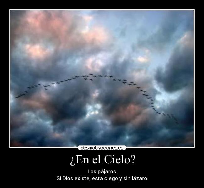¿En el Cielo? -
