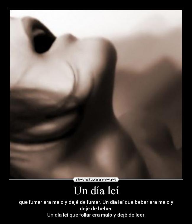 Un día leí -