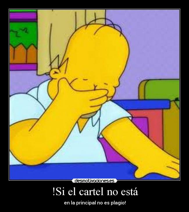 !Si el cartel no está -