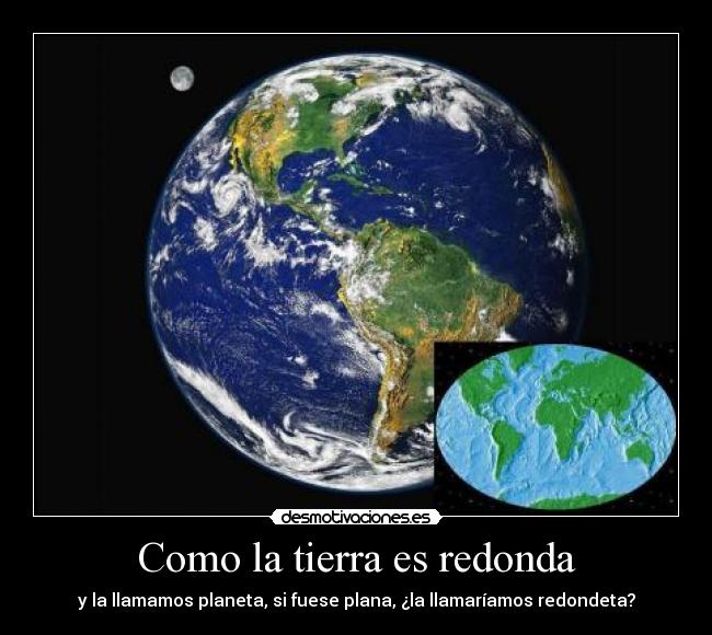 Como la tierra es redonda - 