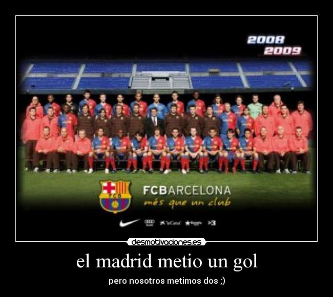 el madrid metio un gol - 