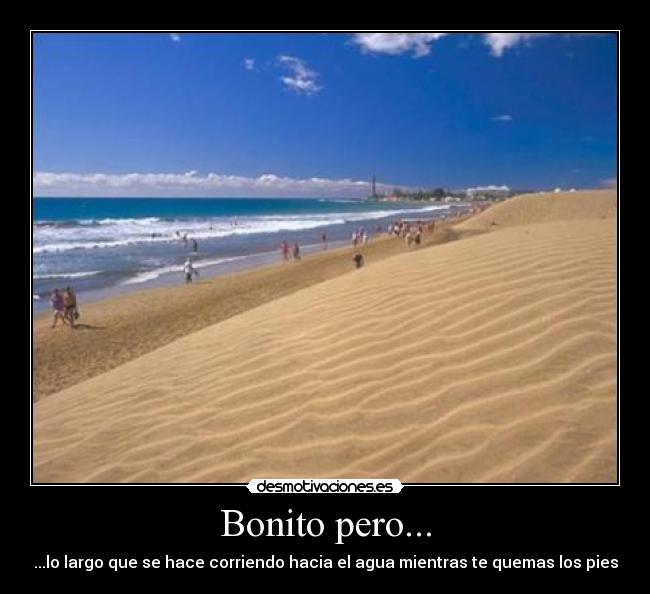 Bonito pero... - 
