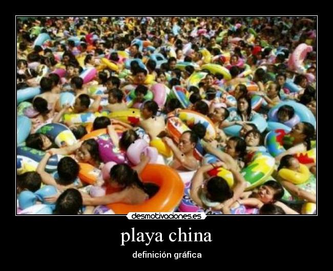 playa china - definición gráfica