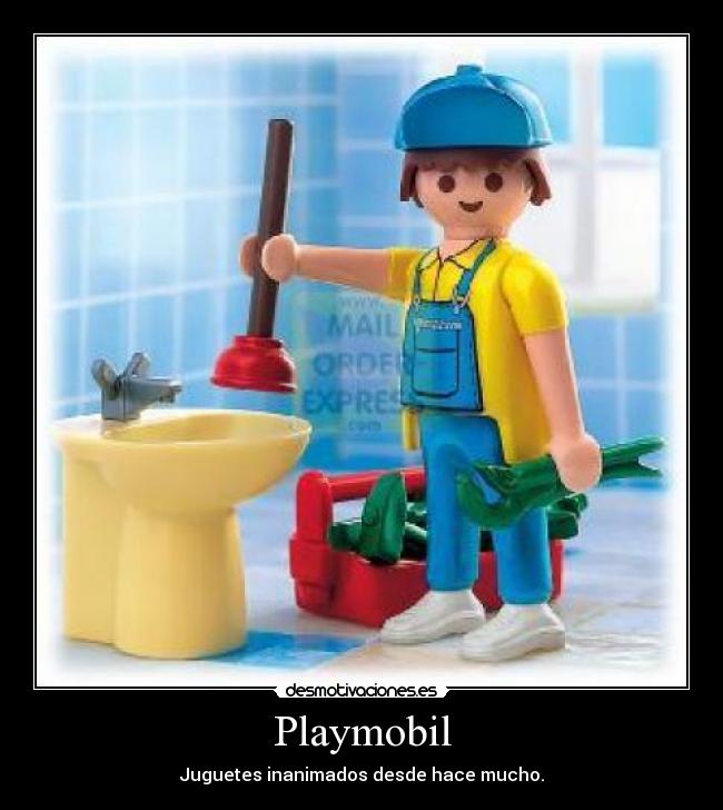 Playmobil - Juguetes inanimados desde hace mucho.