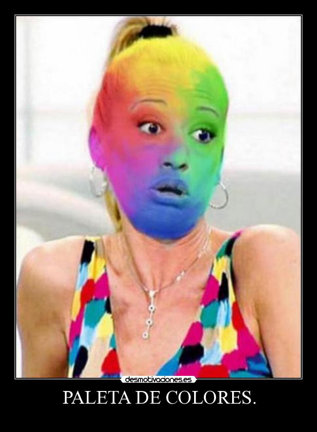 PALETA DE COLORES. - 