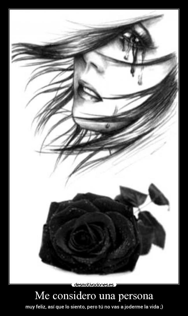 Me considero una persona -