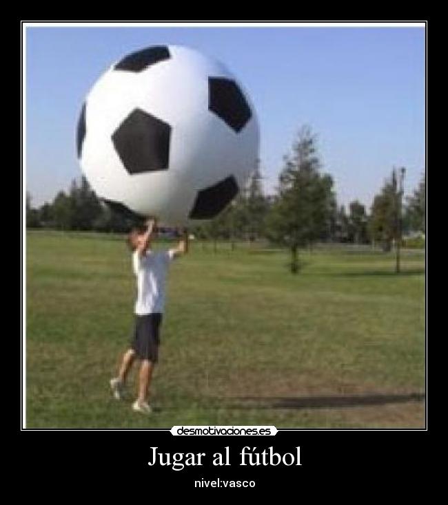 Jugar al fútbol - 