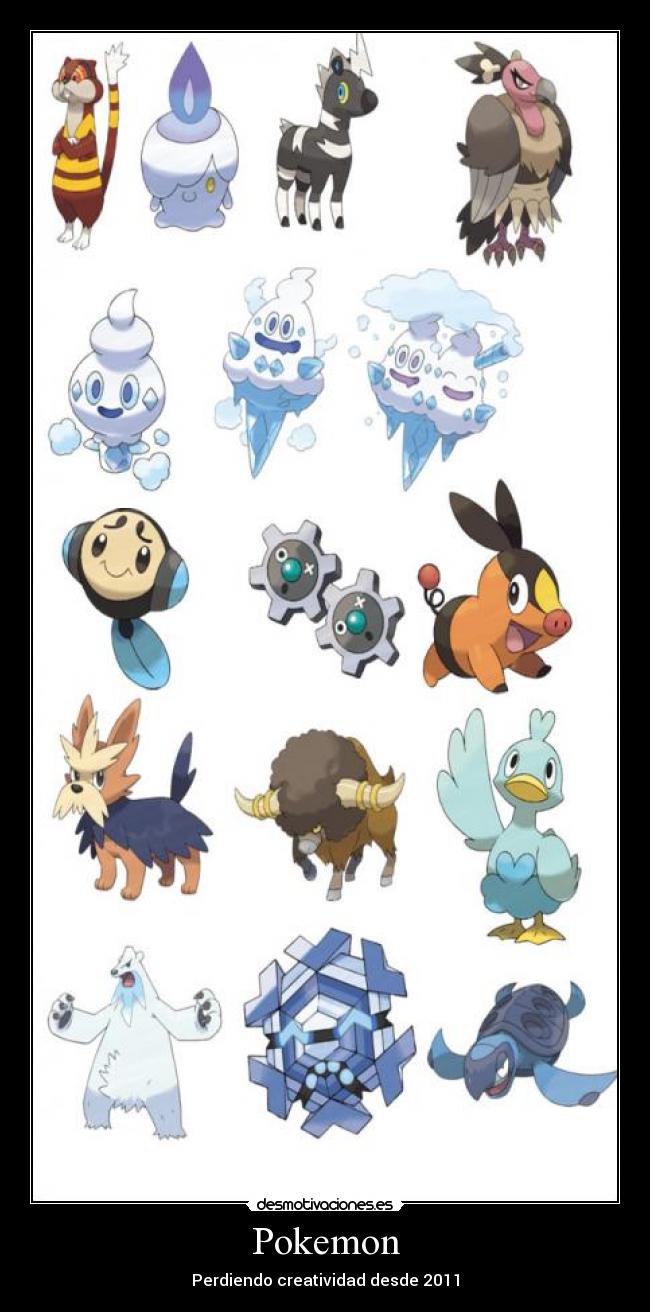 Pokemon - Perdiendo creatividad desde 2011
