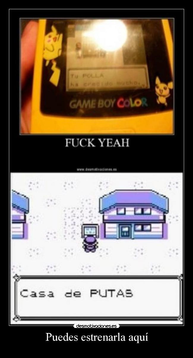 Puedes estrenarla aquí -