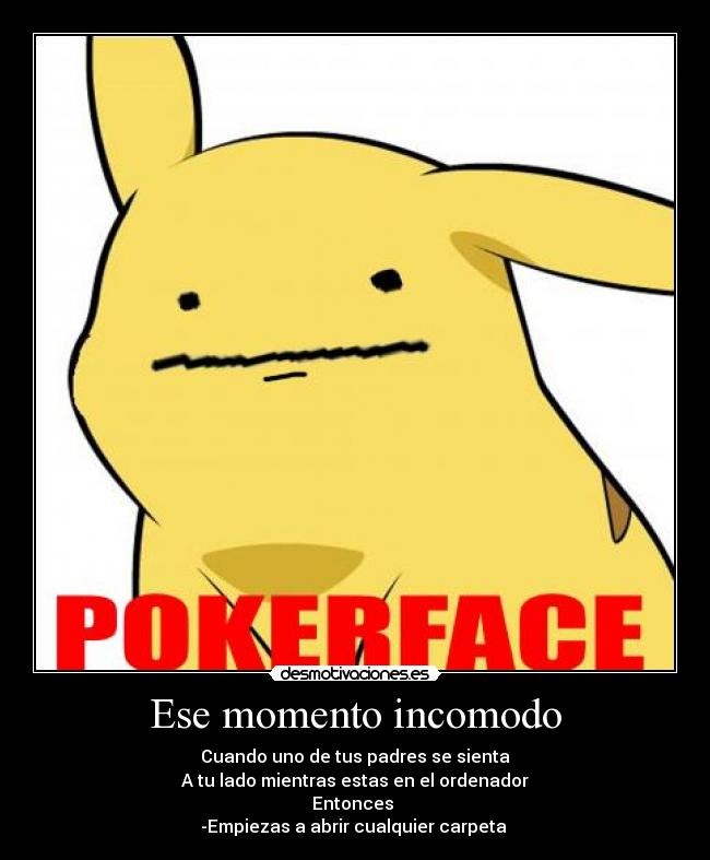 Ese momento incomodo - 