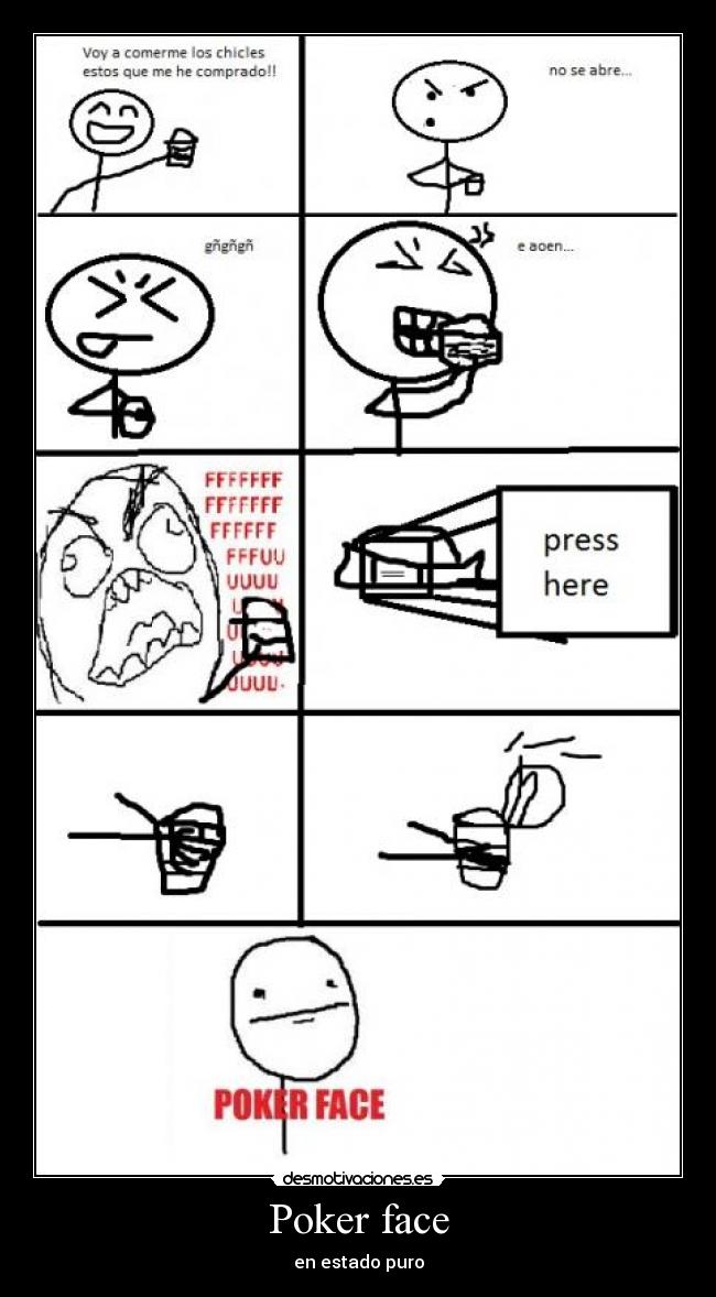 carteles poker face desmotivaciones